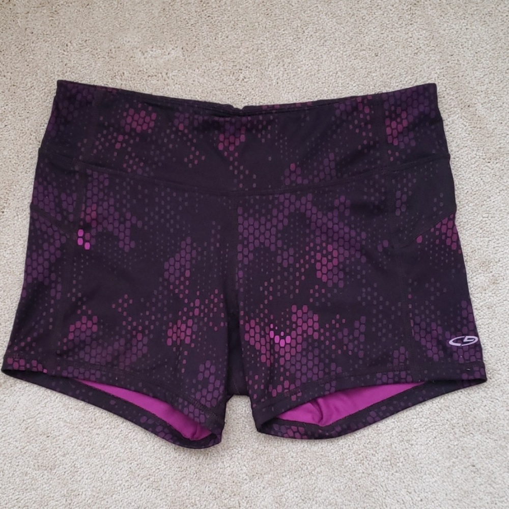 C9 Champion purple yoga shorts